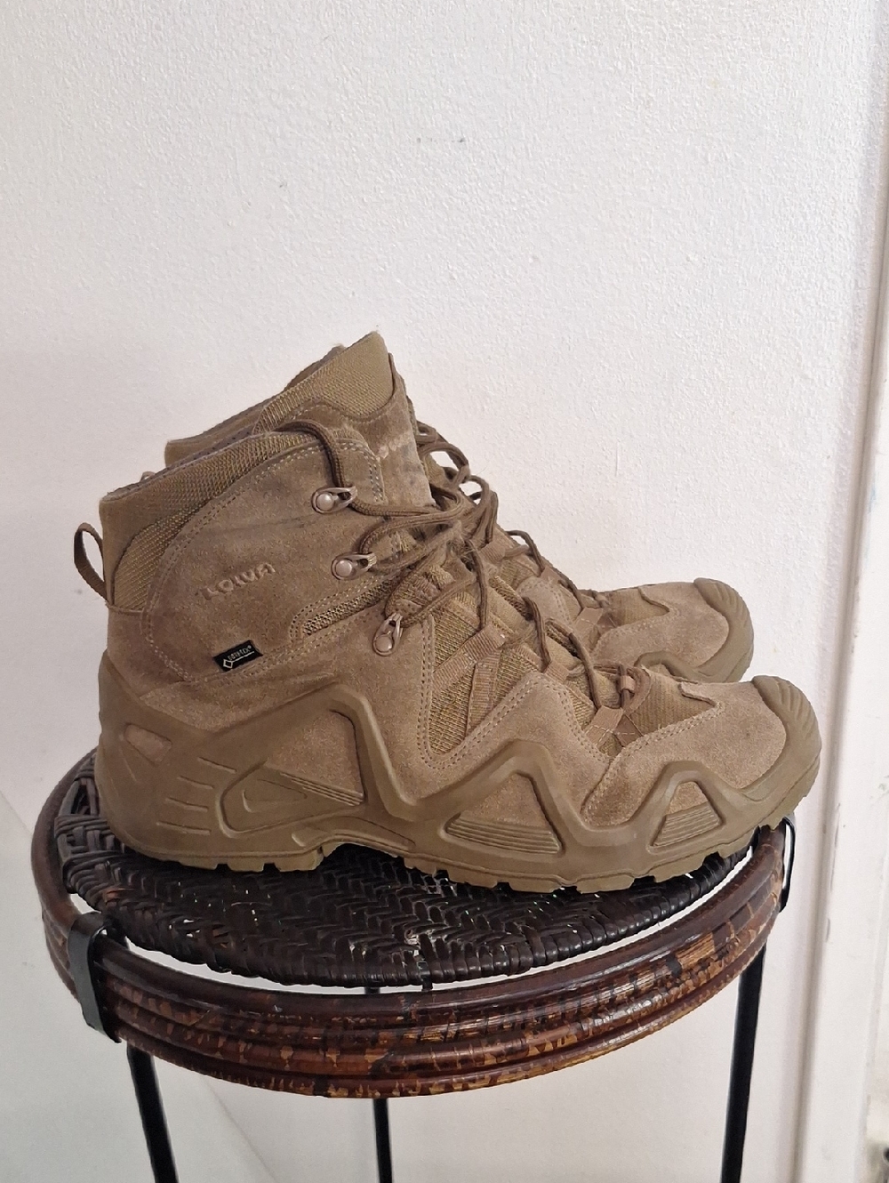 Lowa Zephyr GTX Mid Boots Coyote Tan Gore-Tex Tactical Hiking Men Size 13